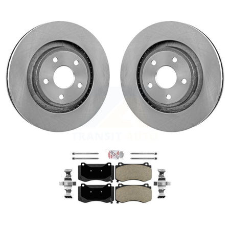 Front Disc Brake Rotors And Semi-Metallic Pads Kit For 2006-2010 Jeep Grand Cherokee SRT8 K8A-104219