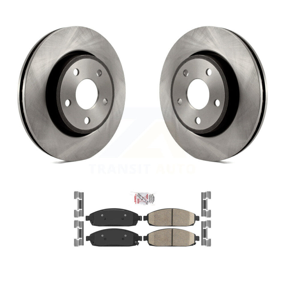 Front Disc Brake Rotors And Ceramic Pads Kit For Jeep Grand Cherokee Commander K8A-104220