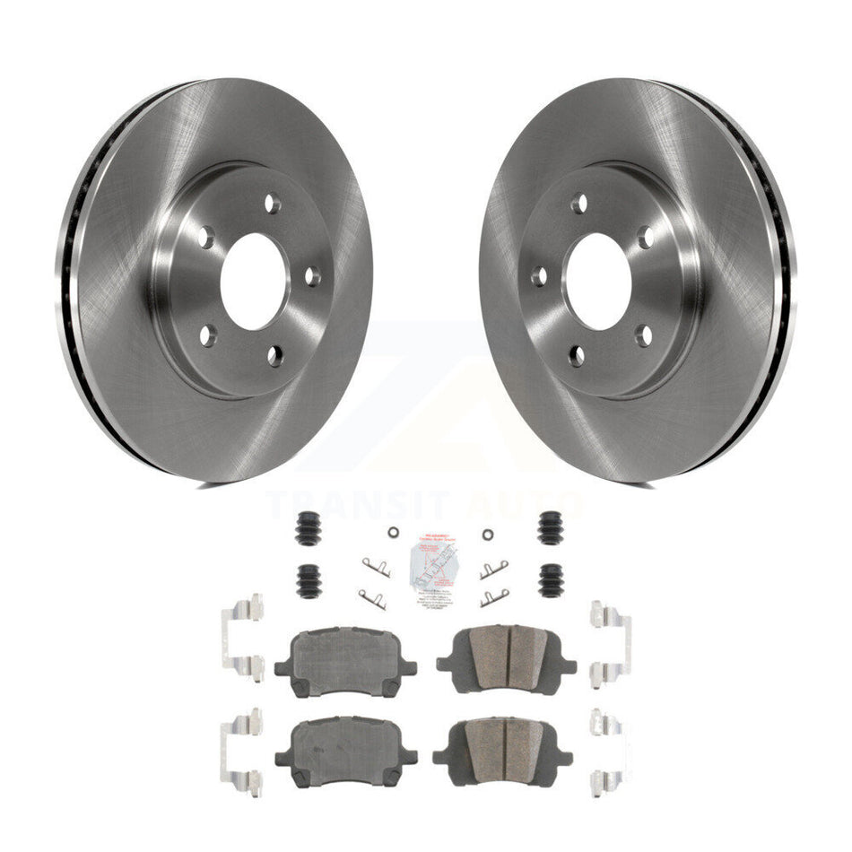 Front Disc Brake Rotors And Ceramic Pads Kit For Chevrolet HHR K8A-104222