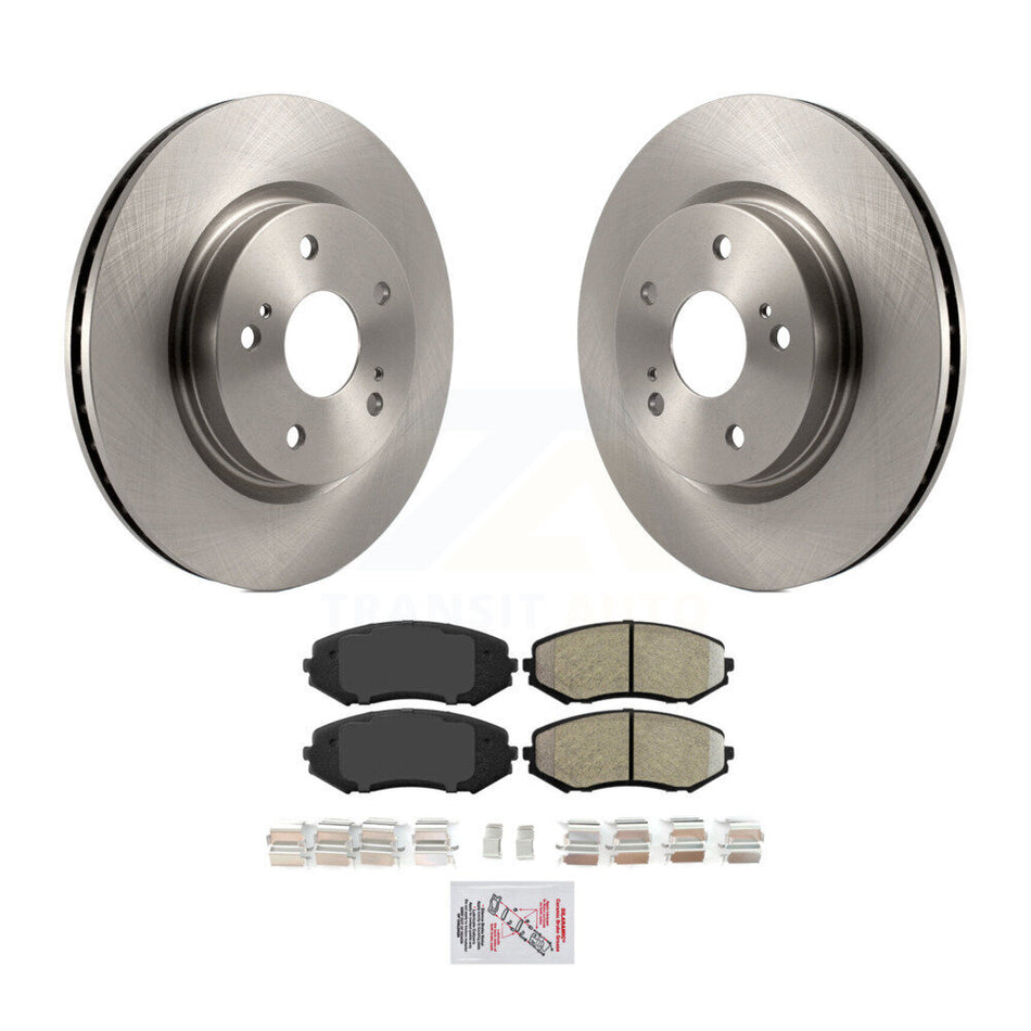 Front Disc Brake Rotors And Semi-Metallic Pads Kit For 2006-2013 Suzuki Grand Vitara K8A-104224