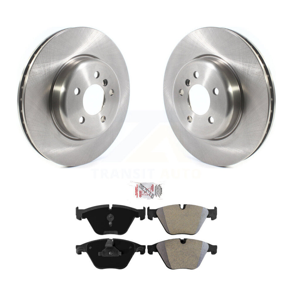 Front Disc Brake Rotor & Semi-Metallic Pad Kit For BMW 535i xDrive 535d 640i Gran Coupe 5 K8A-104226