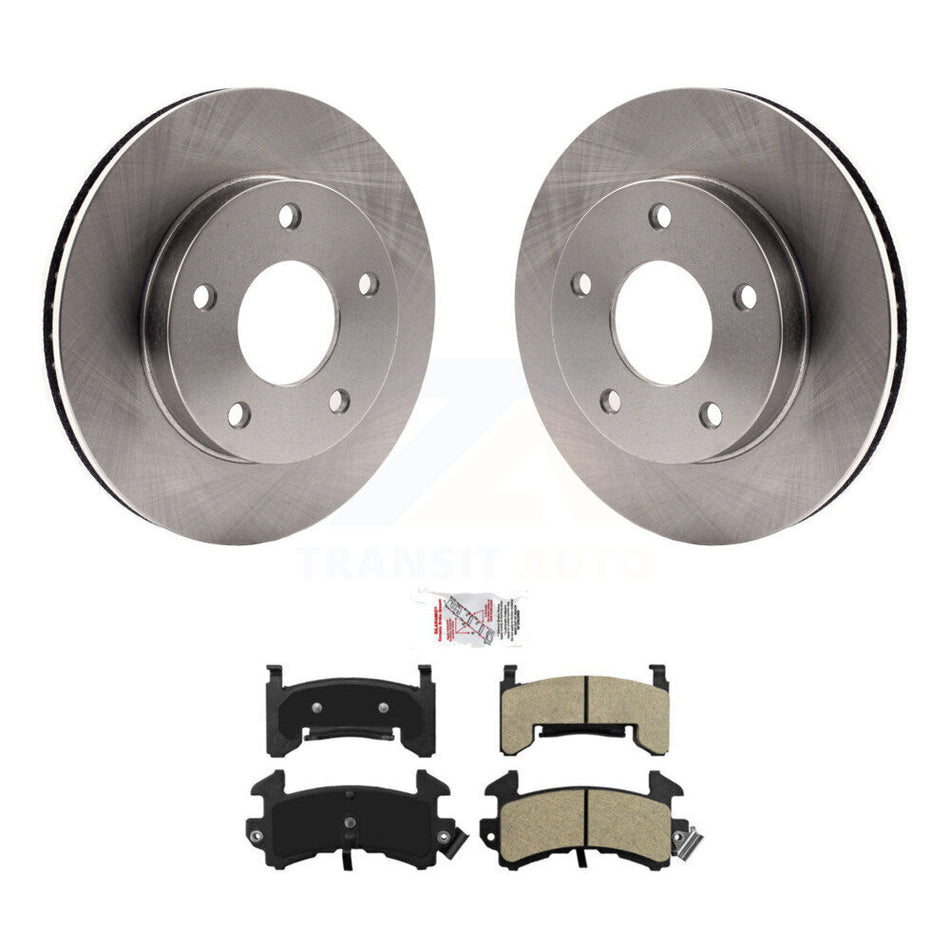 Front Brake Rotor And Semi-Metallic Pad Kit For Chevrolet S10 GMC Sonoma S15 Blazer Jimmy K8A-104233