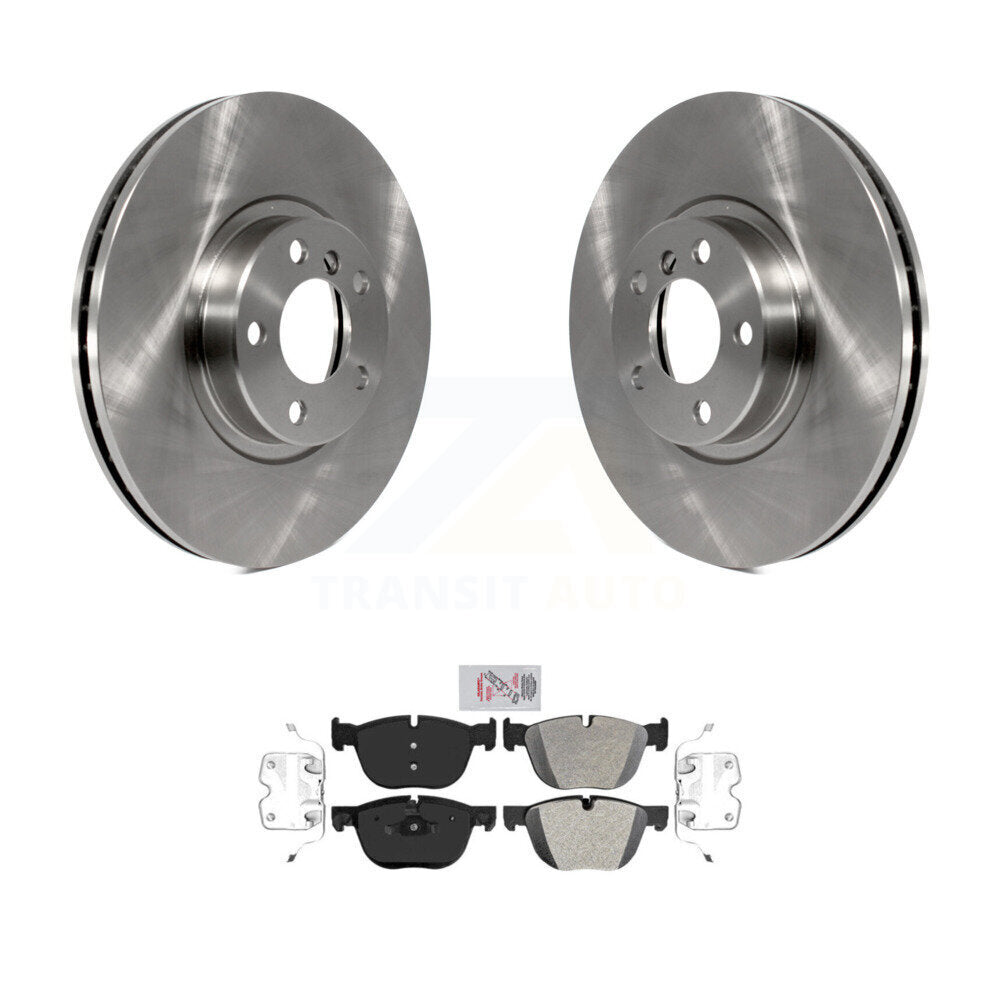 Front Disc Brake Rotors And Semi-Metallic Pads Kit For BMW X5 X6 K8A-104240