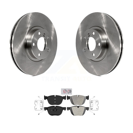 Front Disc Brake Rotors And Semi-Metallic Pads Kit For BMW X5 X6 K8A-104240