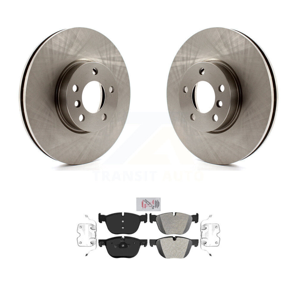 Front Disc Brake Rotors And Semi-Metallic Pads Kit For BMW X5 X6 K8A-104241
