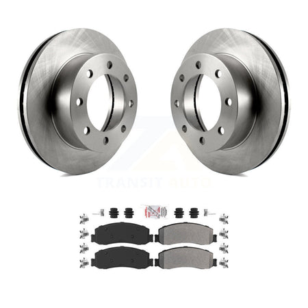 Front Disc Brake Rotors And Semi-Metallic Pads Kit For Ford F-250 Super Duty F-350 4WD K8A-104269