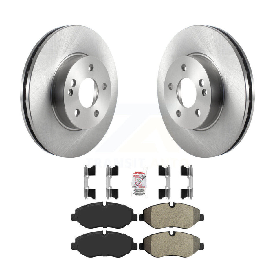 Front Disc Brake Rotors And Semi-Metallic Pads Kit For 2016-2023 Mercedes-Benz Metris K8A-104274