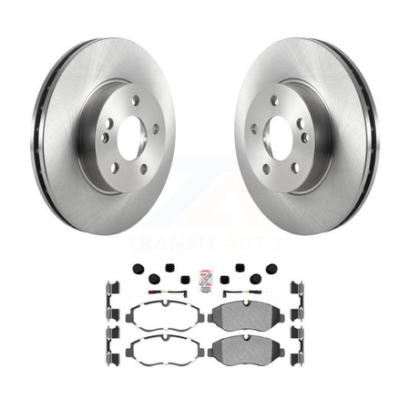 Front Disc Brake Rotors And Semi-Metallic Pads Kit For 2016-2023 Mercedes-Benz Metris K8A-104275