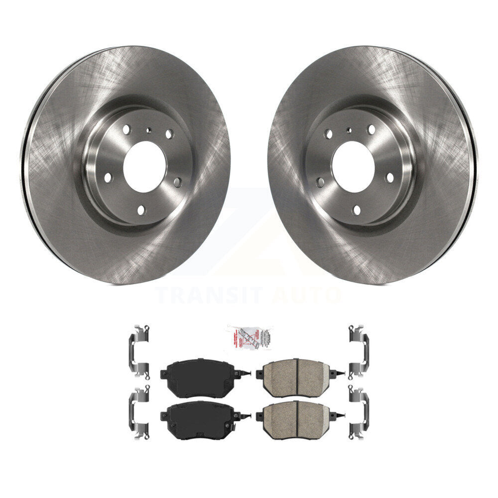 Front Disc Brake Rotors And Ceramic Pads Kit For Nissan Murano Altima Maxima K8A-104312