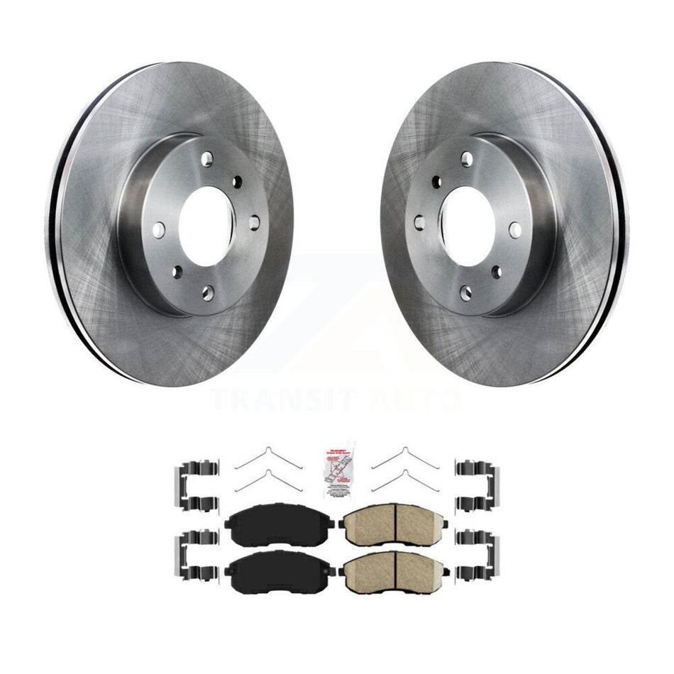 Front Disc Brake Rotors And Ceramic Pads Kit For Nissan Sentra Altima INFINITI G20 K8A-104317