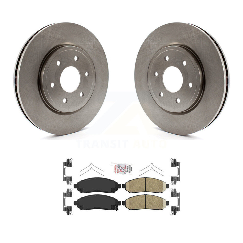 Front Brake Rotors & Ceramic Pad Kit For Nissan Frontier Pathfinder Xterra Suzuki Equator K8A-104328