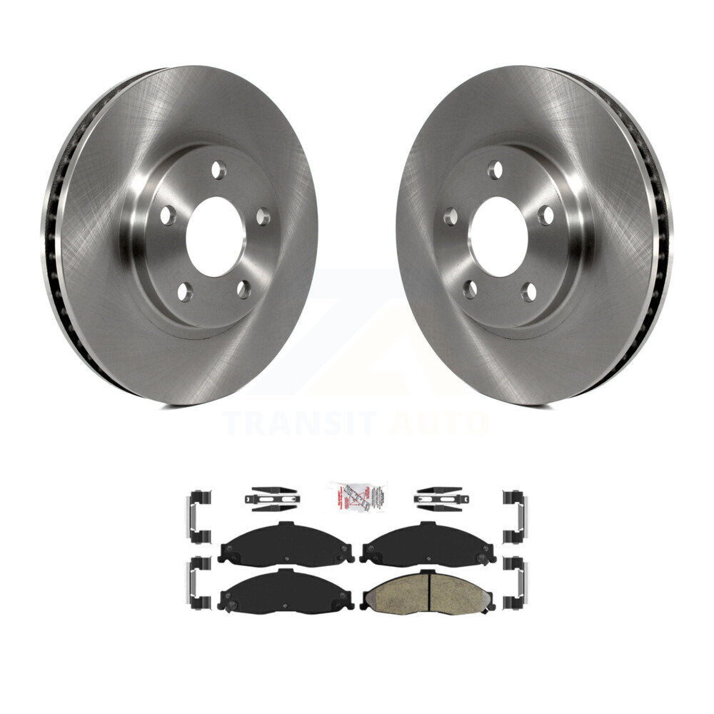 Front Brake Rotor & Semi-Metallic Pad Kit For 1998-2002 Pontiac Firebird Chevrolet Camaro K8A-104340