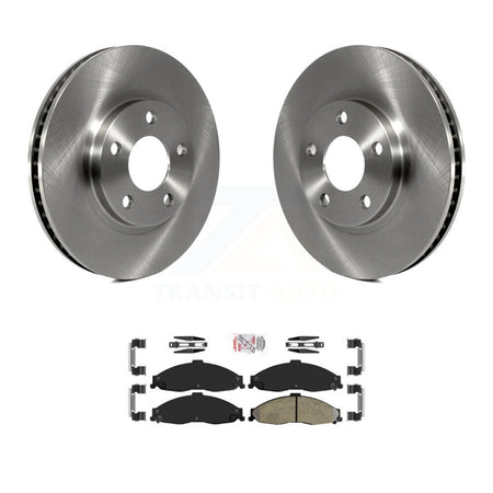 Front Brake Rotor & Semi-Metallic Pad Kit For 1998-2002 Pontiac Firebird Chevrolet Camaro K8A-104340