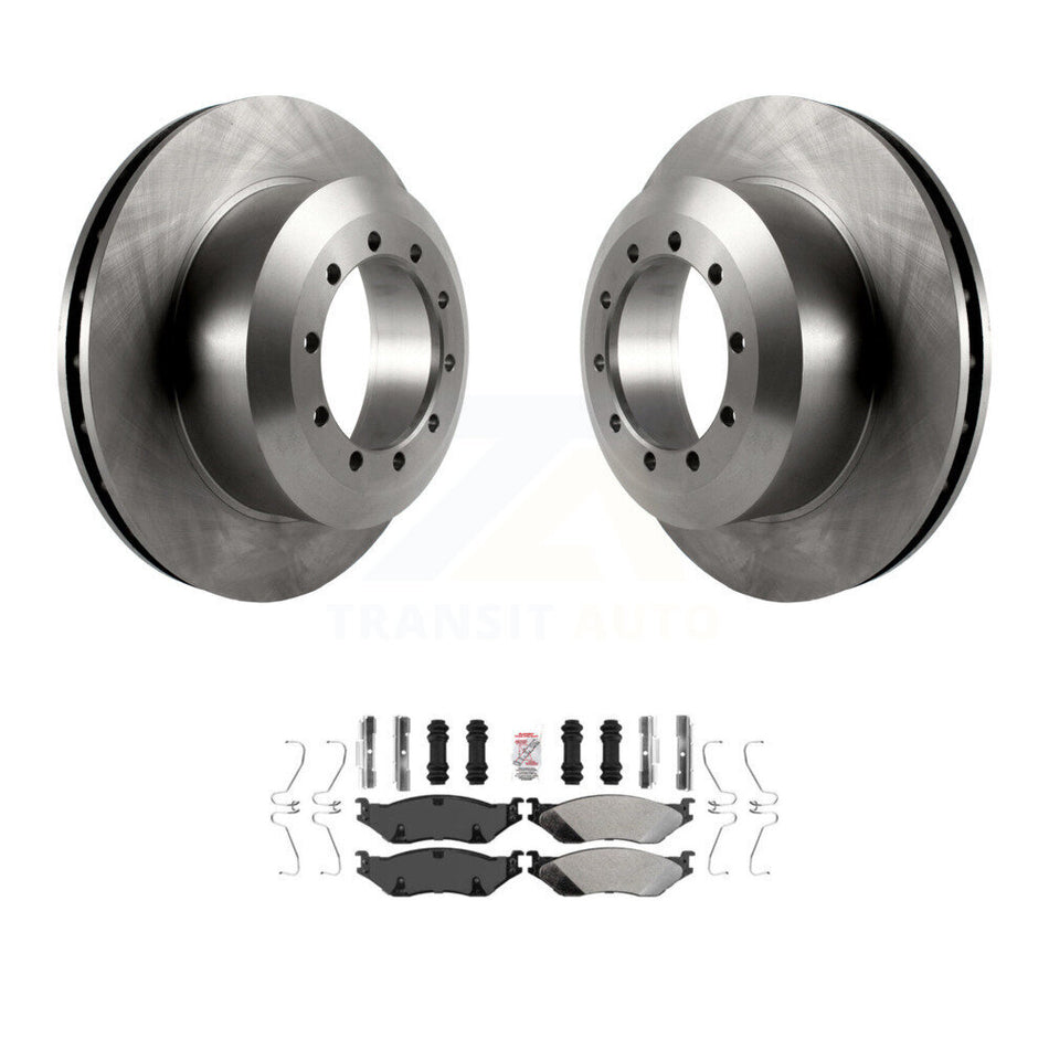 Front Brake Rotor & Semi-Metallic Pad Kit For Ford F-53 Motorhome Chassis F-59 Commercial K8A-104343