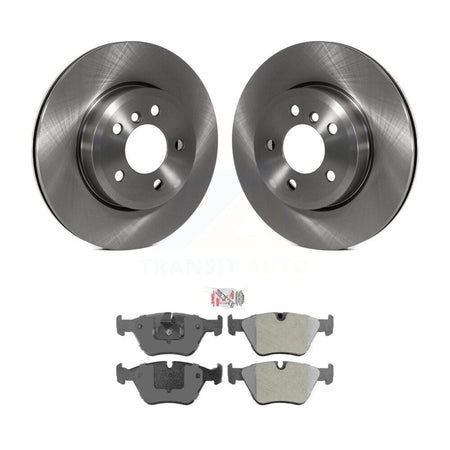 Front Disc Brake Rotors And Semi-Metallic Pads Kit For 2004-2010 BMW X3 K8A-104345