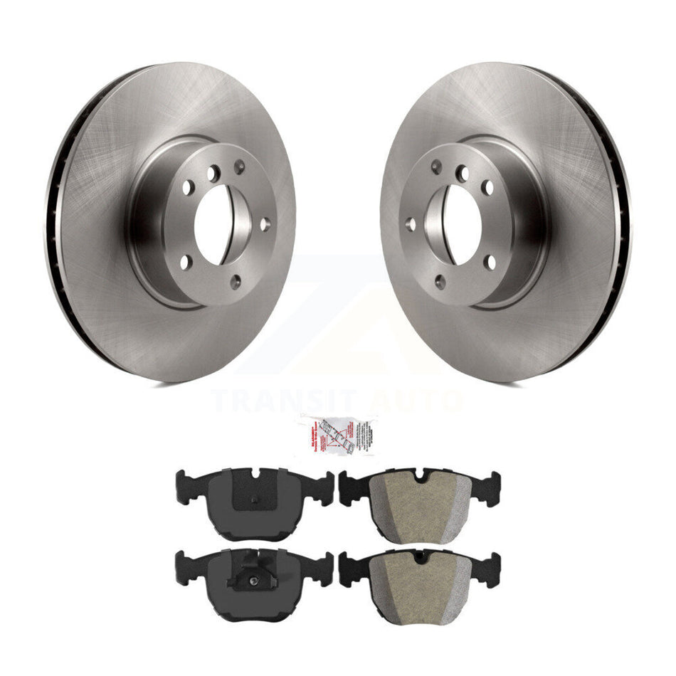 Front Disc Brake Rotors And Semi-Metallic Pads Kit For BMW 530i 540i K8A-104367