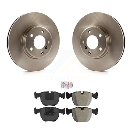Front Disc Brake Rotors And Semi-Metallic Pads Kit For BMW X5 K8A-104368