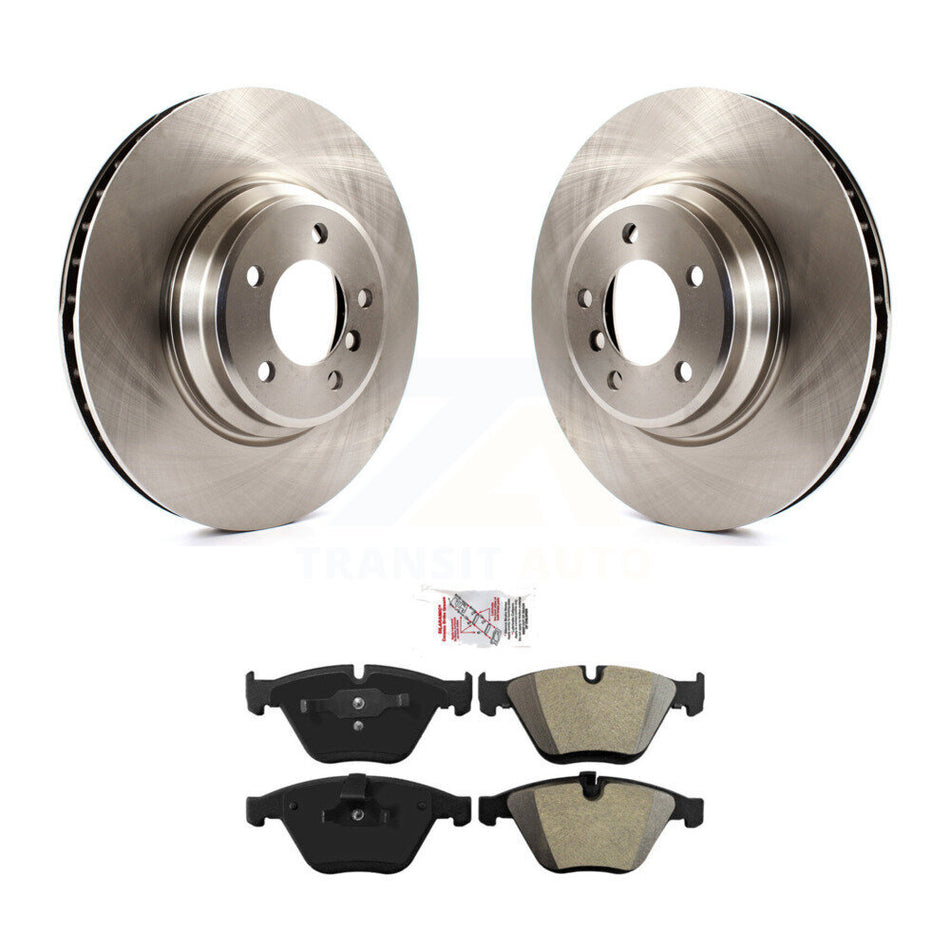 Front Disc Brake Rotors And Semi-Metallic Pad Kit For BMW 335i xDrive X1 335xi 335is 335d K8A-104378