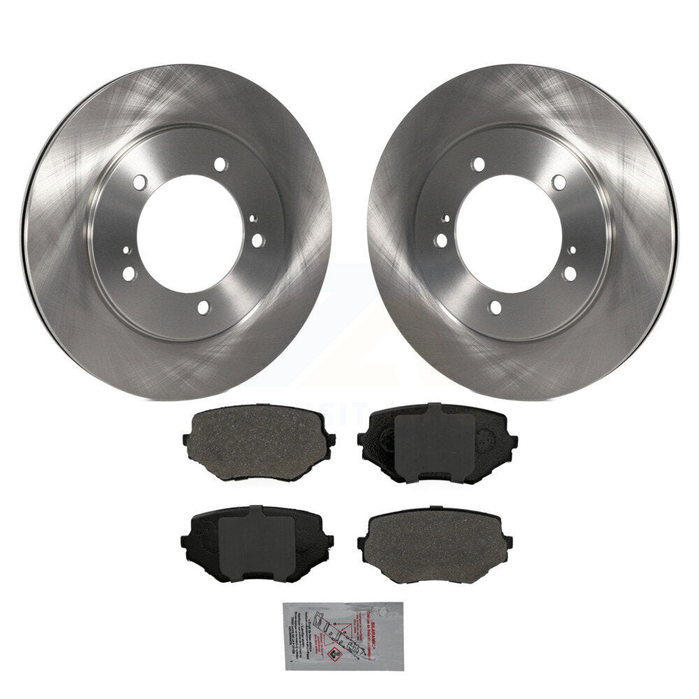 Front Disc Brake Rotors And Semi-Metallic Pads Kit For Suzuki Grand Vitara XL-7 K8A-104396