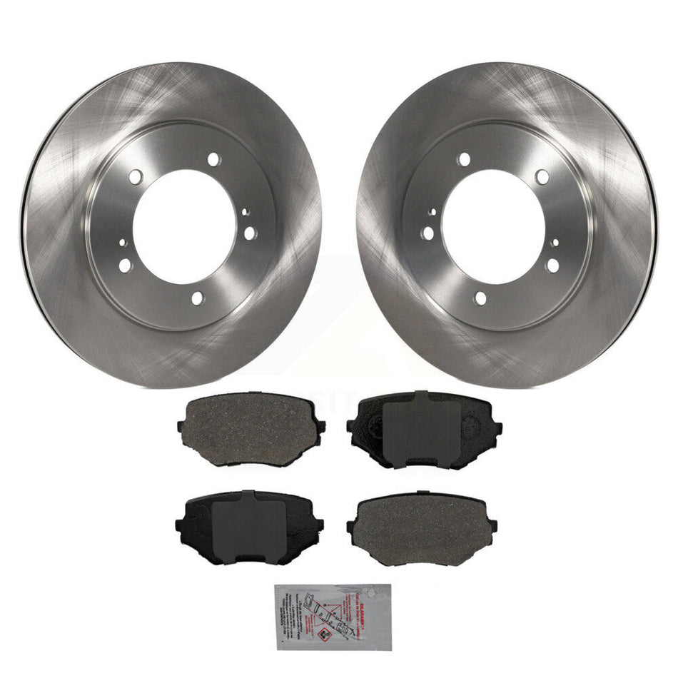 Front Disc Brake Rotors And Semi-Metallic Pads Kit For Suzuki Grand Vitara XL-7 K8A-104396