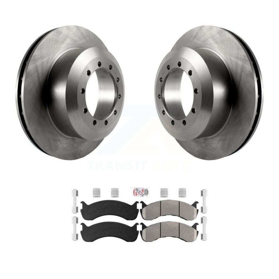 Front Brake Rotor & Semi-Metallic Pad Kit For Ford F-53 Motorhome Chassis F-59 Commercial K8A-104398