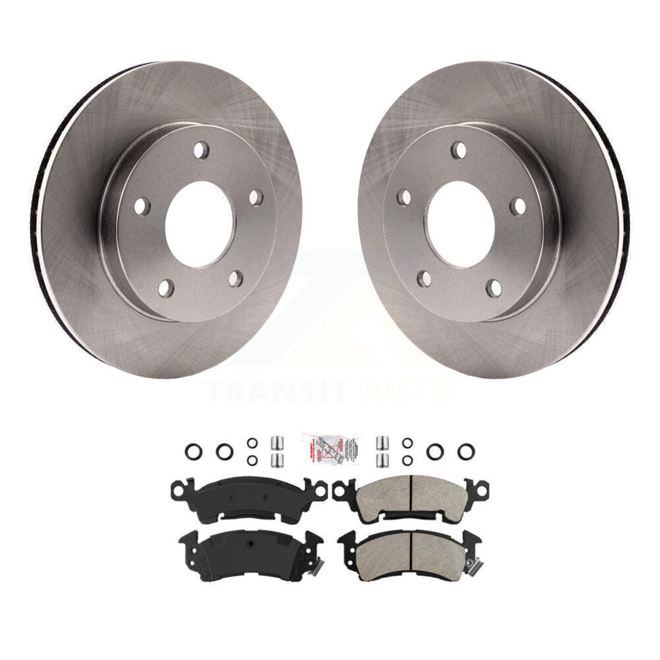 Front Disc Brake Rotors And Semi-Metallic Pads Kit For GMC Jimmy K8A-104429