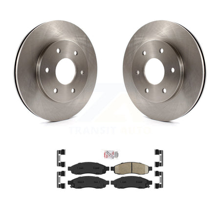 Front Disc Brake Rotor & Ceramic Pad Kit For Nissan TITAN Pathfinder Armada INFINITI QX56 K8A-104432