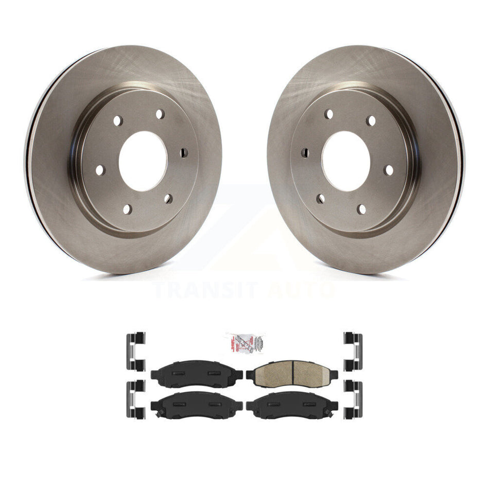 Front Disc Brake Rotors And Ceramic Pads Kit For Nissan TITAN INFINITI QX56 Armada K8A-104433
