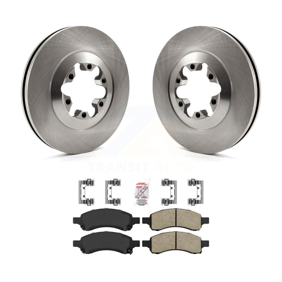 Front Disc Brake Rotors And Ceramic Pads Kit For Chevrolet Colorado GMC Canyon K8A-104446