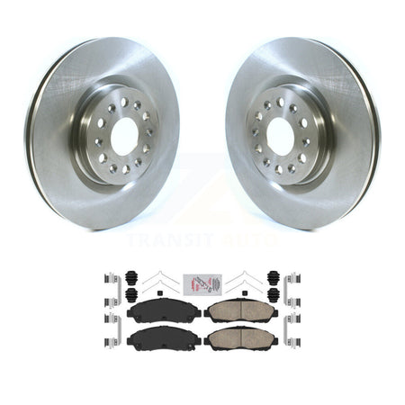 Front Disc Brake Rotors And Ceramic Pads Kit For Cadillac XT5 Buick Enclave XT6 K8A-104452