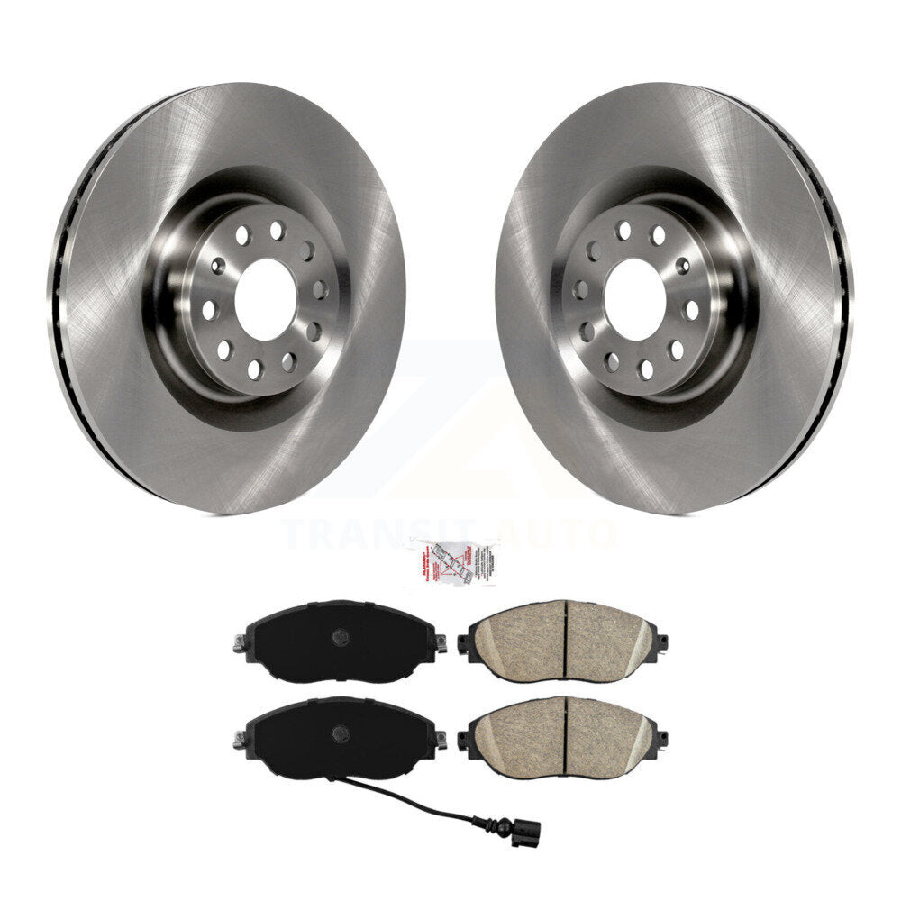 Front Disc Brake Rotors And Ceramic Pads Kit For 2012 Volkswagen CC 3.6L K8A-104465