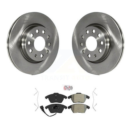 Front Disc Brake Rotors And Semi-Metallic Pads Kit For Volkswagen GTI Audi A3 Quattro K8A-104470