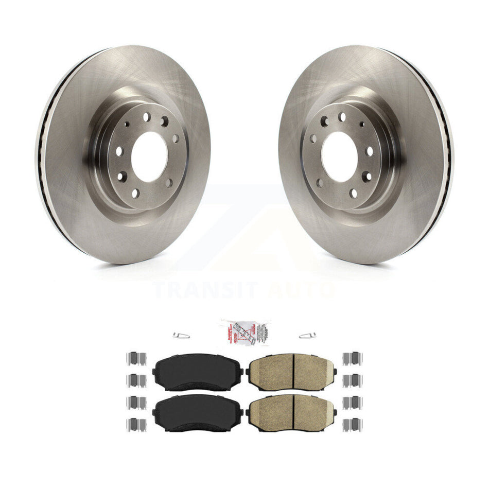 Front Disc Brake Rotors And Ceramic Pads Kit For 2007-2015 Mazda CX-9 K8A-104485