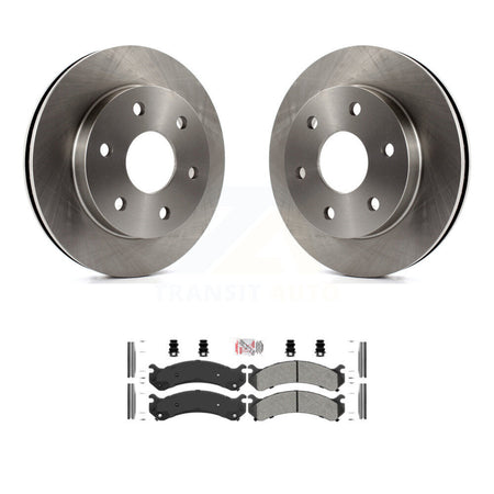 Front Disc Brake Rotor & Semi-Metallic Pad Kit For 2006 Chevrolet Express 2500 GMC Savana K8A-104510