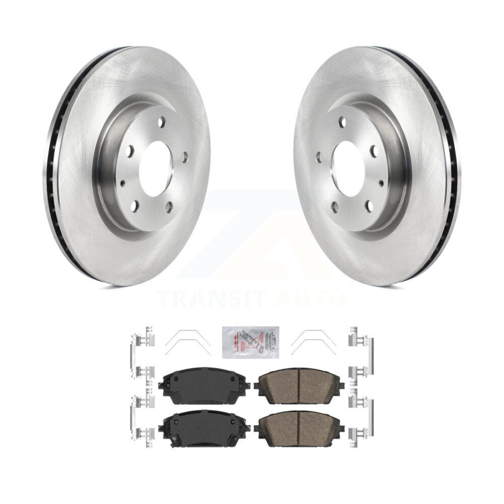 Front Disc Brake Rotors And Ceramic Pads Kit For Mazda 3 Sport AWD K8A-104519