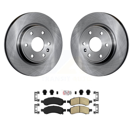 Front Brake Rotors Ceramic Pad Kit For GMC Acadia Buick Enclave Chevrolet Traverse Saturn K8A-104534