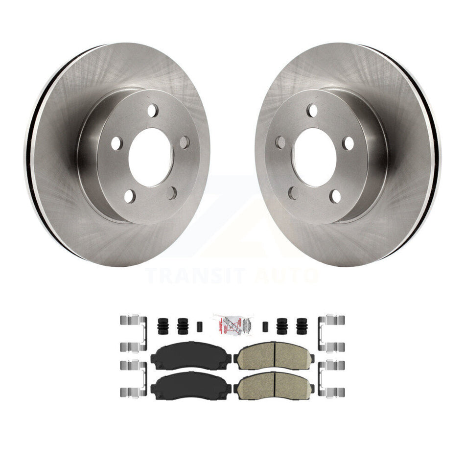 Front Disc Brake Rotors And Ceramic Pads Kit For Ford Ranger Mazda B4000 4WD K8A-104539
