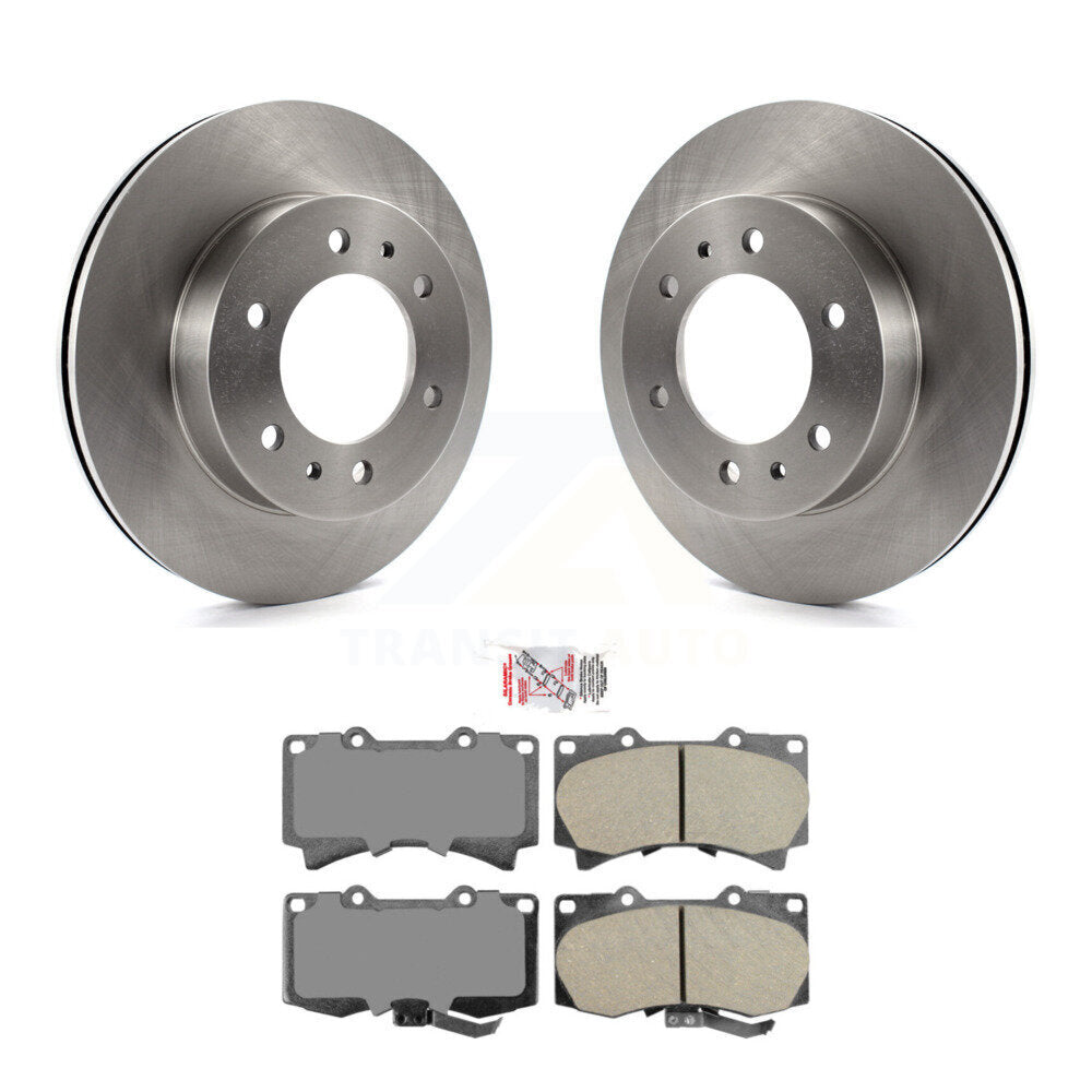 Front Disc Brake Rotors And Ceramic Pads Kit For Hummer H3 H3T K8A-104545
