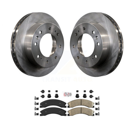 Front Disc Brake Rotors & Ceramic Pad Kit For GMC Chevrolet Sierra 2500 HD Silverado 3500 K8A-104552