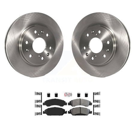 Front Brake Rotors Semi-Metallic Pad Kit For GMC Sierra 1500 Chevrolet Silverado Cadillac K8A-104554