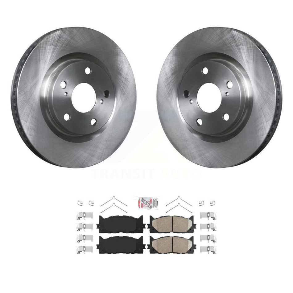 Front Disc Brake Rotors And Ceramic Pads Kit For Toyota Camry Lexus ES350 Avalon ES300h K8A-104571