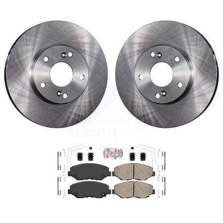 Front Disc Brake Rotors And Ceramic Pads Kit For Honda Accord Fit Element Acura ILX K8A-104594