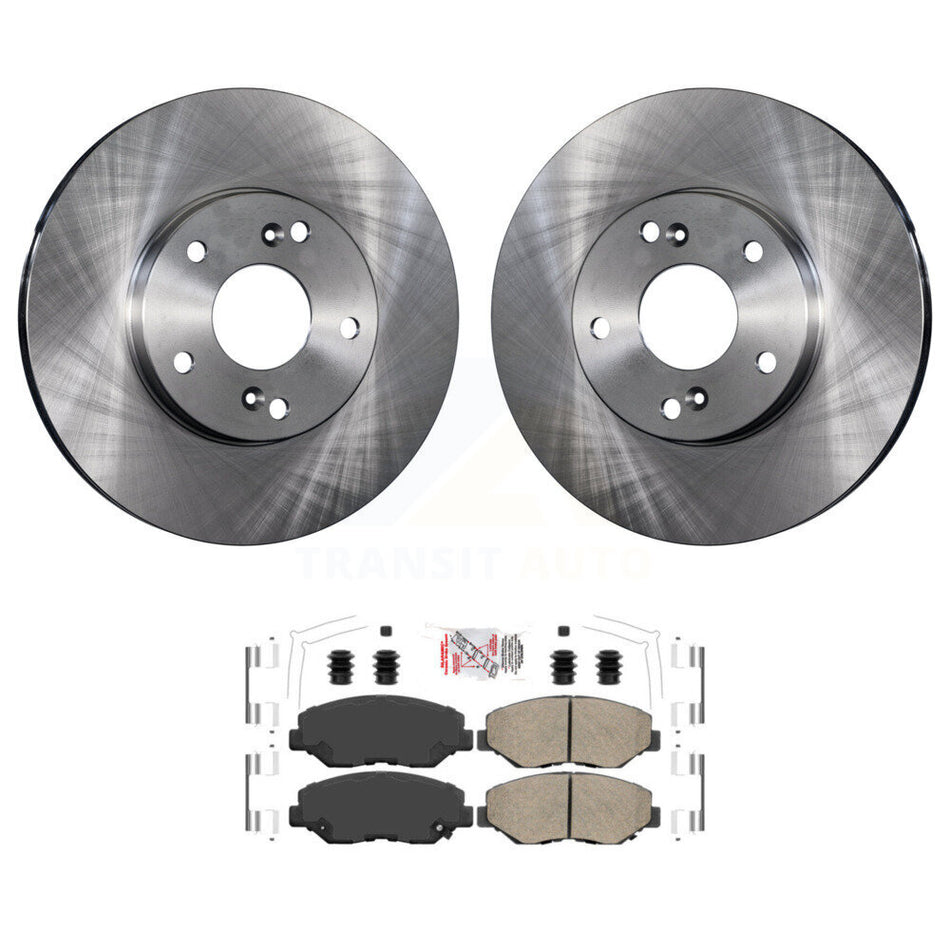 Front Disc Brake Rotors And Ceramic Pads Kit For Honda Accord Fit Element Acura ILX K8A-104594
