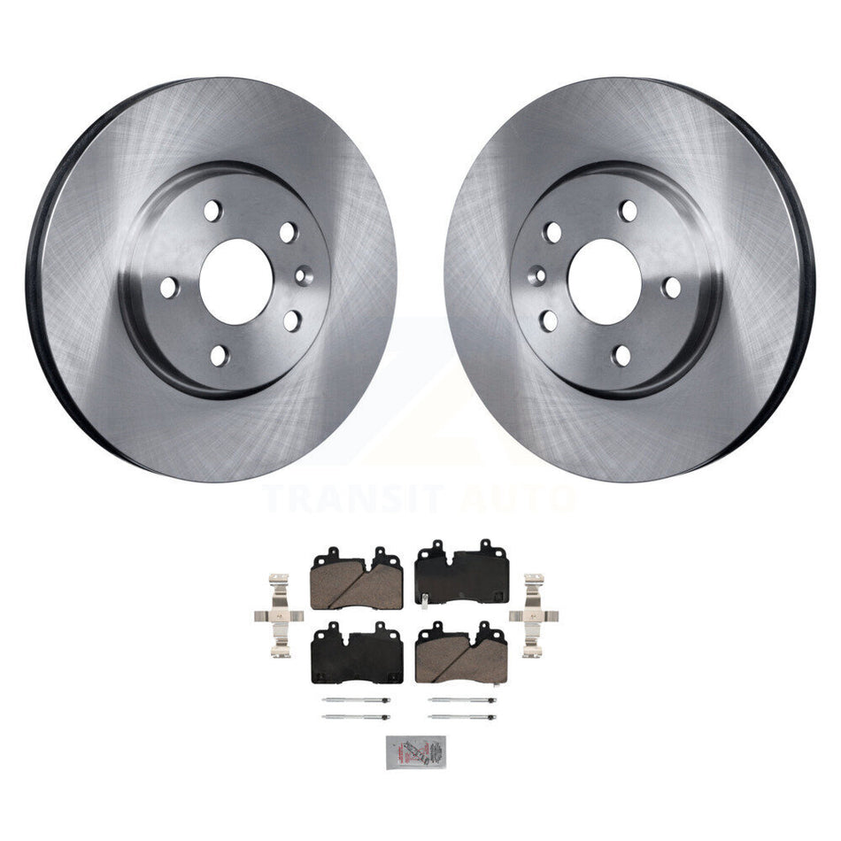 Front Disc Brake Rotors And Ceramic Pads Kit For Chevrolet Corvette K8A-104604