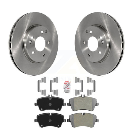 Front Disc Brake Rotors And Semi-Metallic Pads Kit For Mercedes-Benz C230 C240 K8A-104607