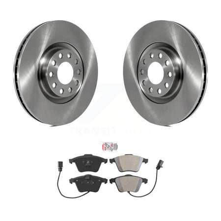 Front Disc Brake Rotors And Semi-Metallic Pads Kit For Audi A6 Quattro K8A-104633