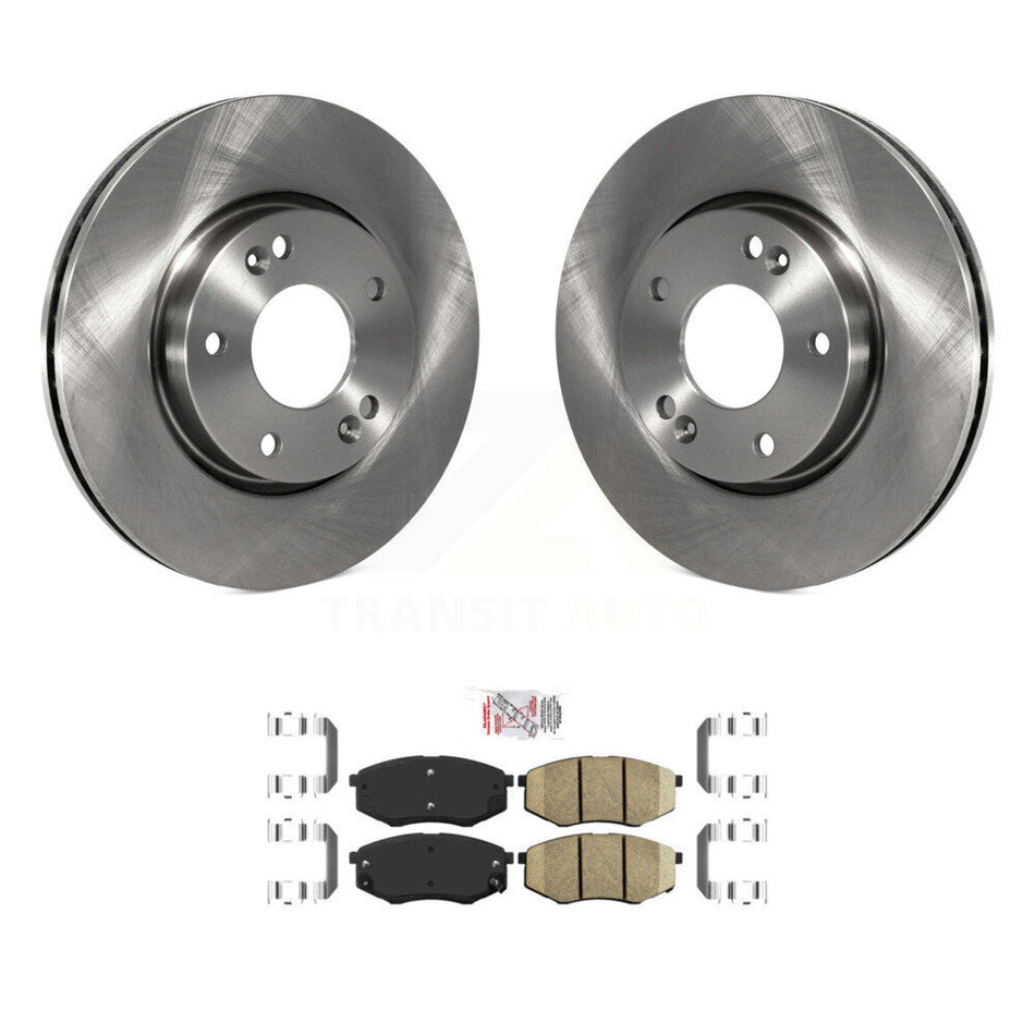 Front Disc Brake Rotors And Ceramic Pads Kit For Hyundai Tucson Kia Sportage FWD K8A-104648