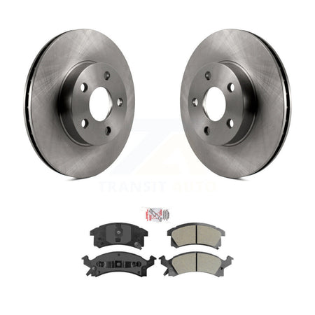 Front Brake Rotor & Semi-Metallic Pad Kit For Chevrolet Cavalier Pontiac Sunfire Grand Am K8A-104655