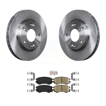 Front Disc Brake Rotors And Ceramic Pads Kit For Hyundai Elantra K8A-104683