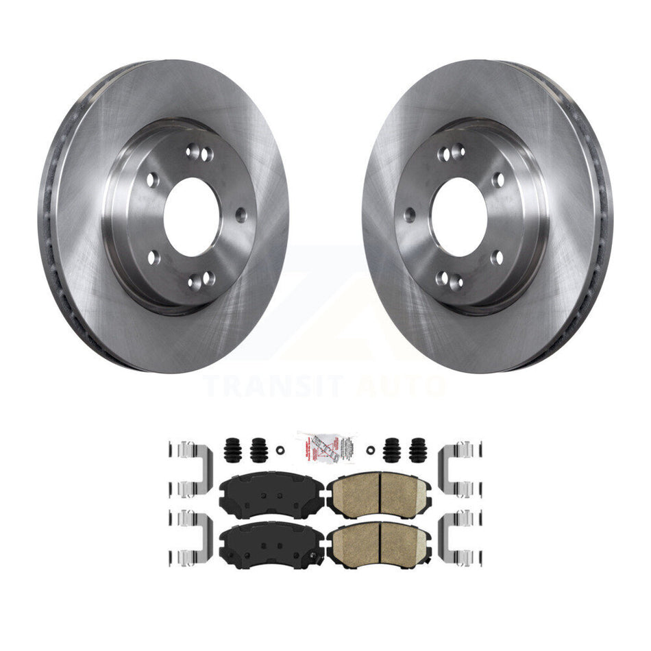 Front Disc Brake Rotors And Ceramic Pads Kit For Hyundai Elantra K8A-104684